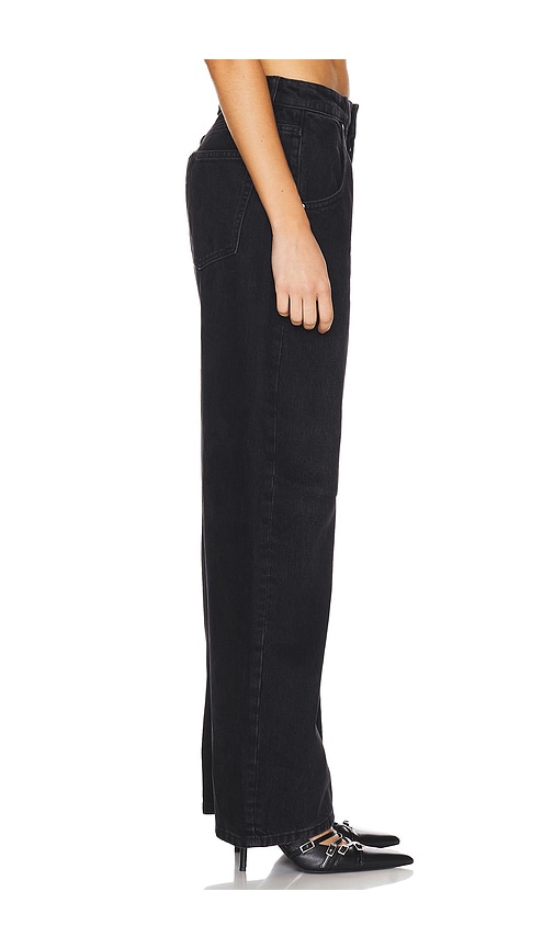  Eb Denim Mid-rise-jeans Mit Barrel-bein Enzo In Black. Größe 23. Also In 24, 29, 30. 