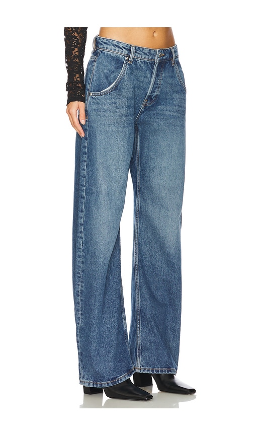 Shop Eb Denim Enzo Mid Rise Barrel In Hendrix