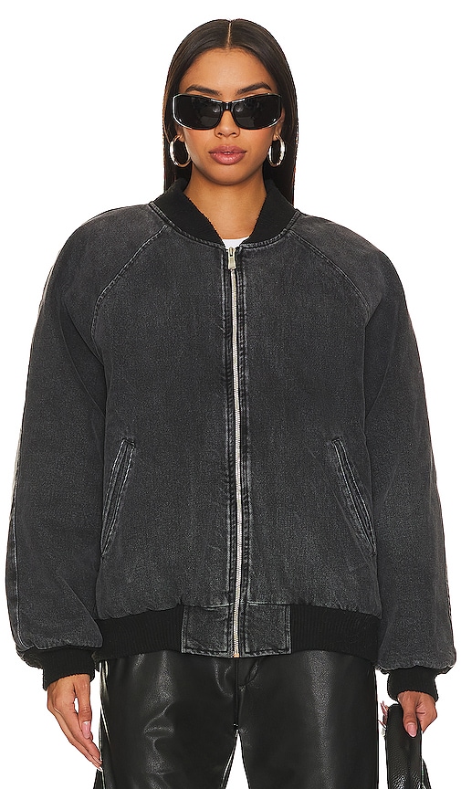 Shop Eb Denim Lombardi Zip Jacket In Black