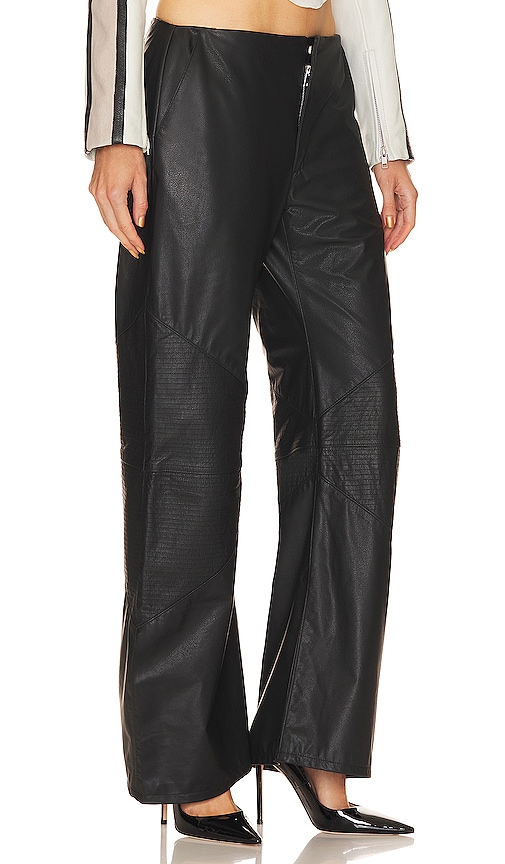 Shop Eb Denim Hollywood Frederic Leather Pants In Black