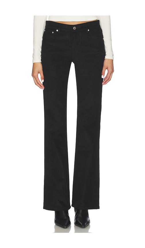 Eb Denim Maria Bootcut Corduroy Pants Black Corduroy In Multi
