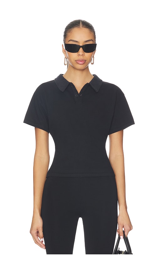 Eb Denim Eero Polo Tee In Black