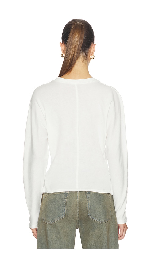  Eb Denim Oberteil Acacia V Neck Long Sleeve In White. Größe Xs. Also In S, M, L. 