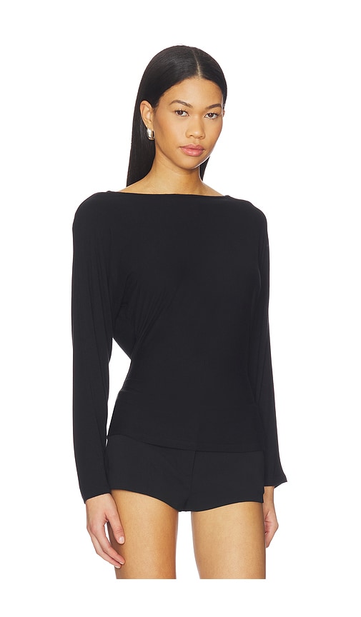 Eb Denim Oberteil Zinnia Long Sleeve In Black. Größe Xs. Also In S, M, L. 