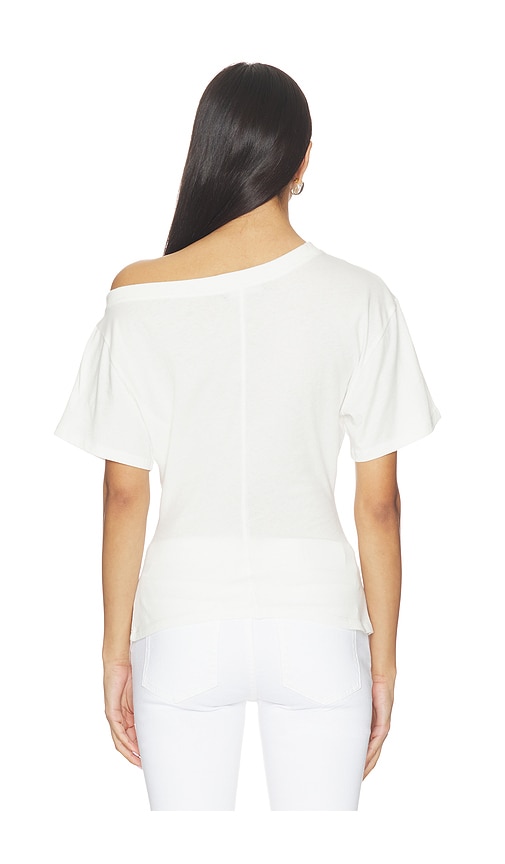  Eb Denim Shirt Elena Off The Shoulder In White. Größe Xs. Also In S, M, L. 