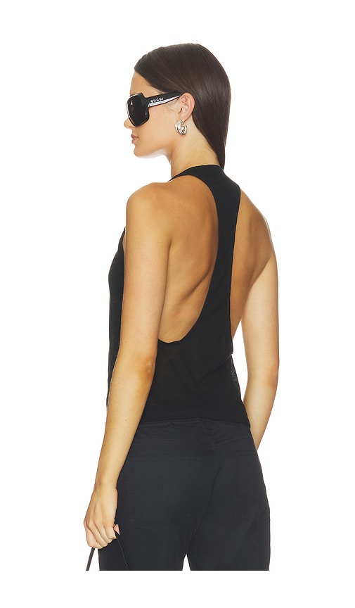 EB Denim Valley Sheer Racer Tank Top