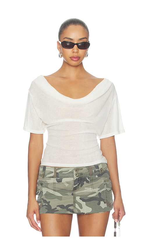 Madeo Cowl Neck Tee