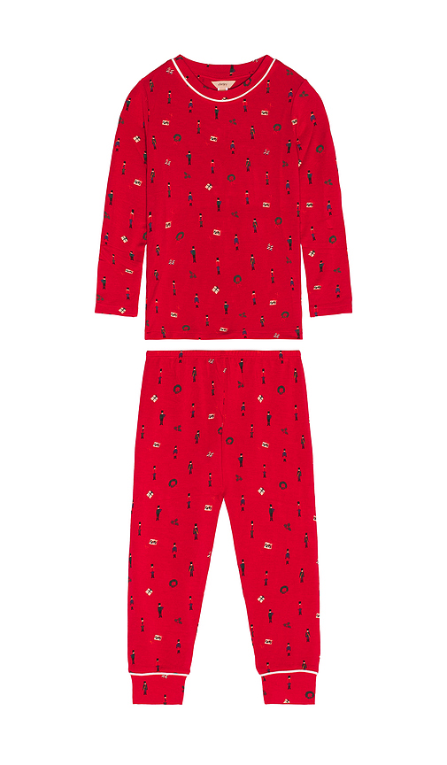 eberjey Kids Printed Long Pajama Set