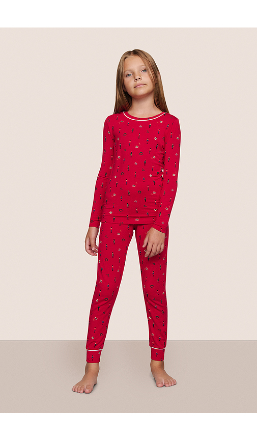  Eberjey Pyjama In Red. Größe 6. Also In 4. 