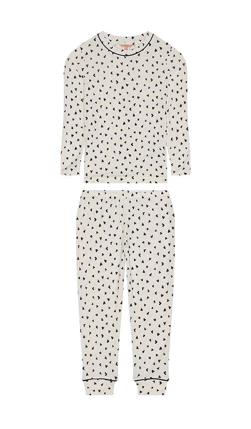 eberjey Kids Printed Long Pajama Set
