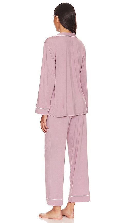 eberjey Gisele Long Pajama Set in Amethyst & Ivory | REVOLVE