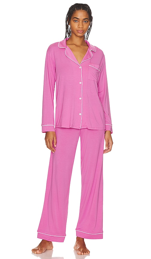 EBERJEY Gisele ribbed stretch-TENCEL Modal jersey pajama set