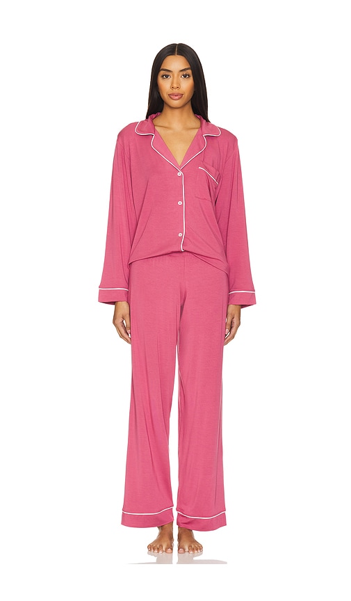 Eberjey Gisele Long Pj Set In Pink