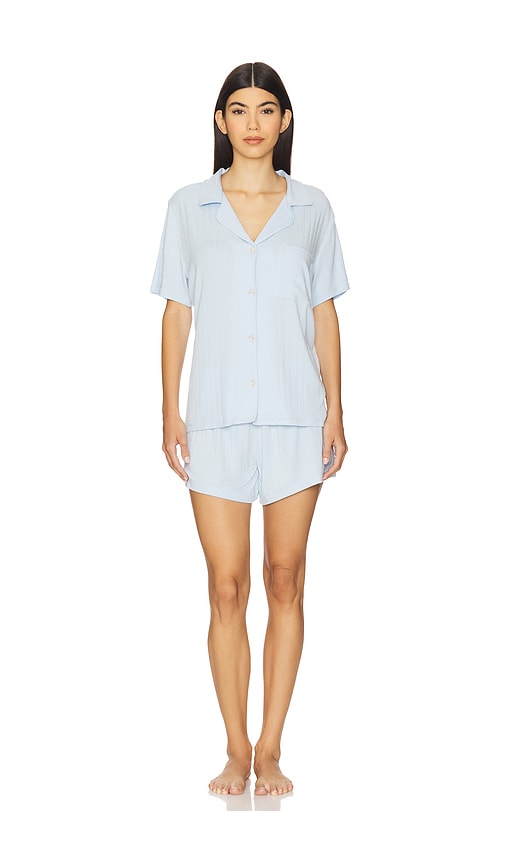 Eberjey Gisele Rib Relaxed Short Pj Set
