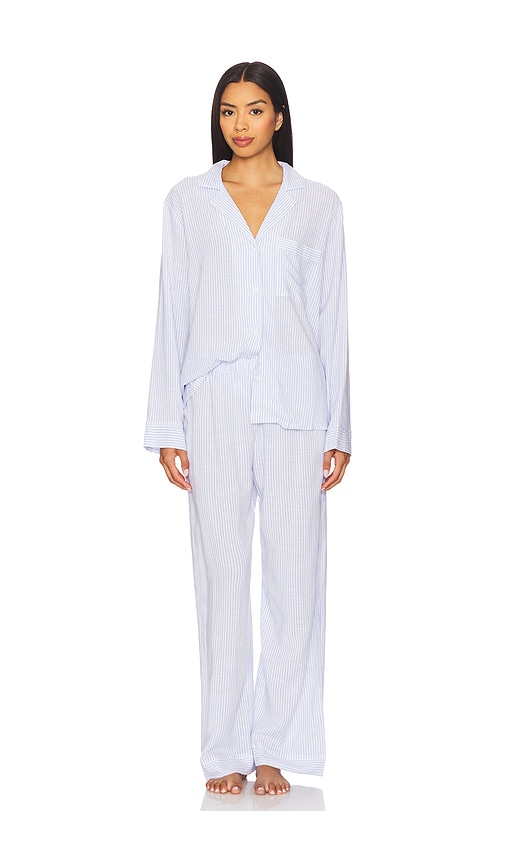 Nautico Long PJ Set in Blue. - size L (also in M, S, XL, XS) - eberjey - Modalova