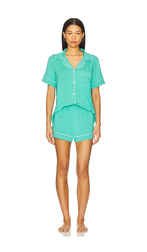 Gisele Relaxed Short PJ Set in Green. - size XS (also in L, M, S)