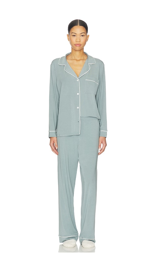 Eberjey Gisele Long Pj Set In Blue