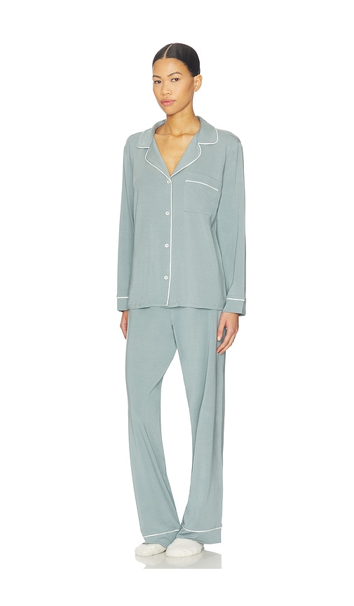 Eberjey Gisele Long Pj Set In Blue