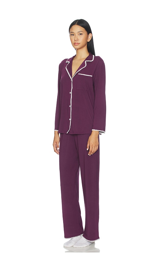 Eberjey Frida Long Pj Set In Purple