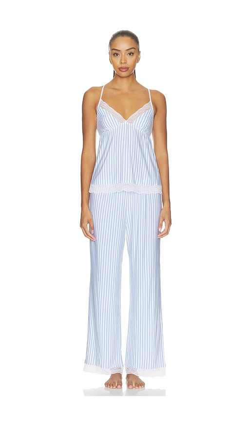 eberjey Isla Cami & Pant Set in Blue. - size XS (also in M, S, XL)