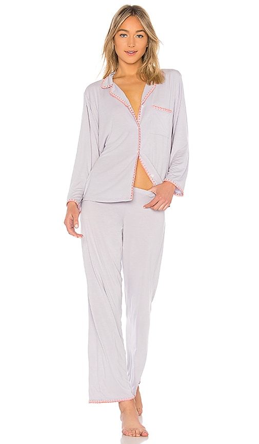 Eberjey Frida Long PJ Set