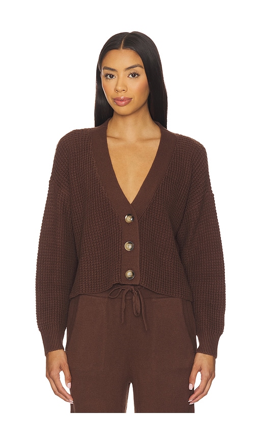 Recycled Sweater Cropped Cardigan in . - size L (also in M, S, XL, XS) - eberjey - Modalova