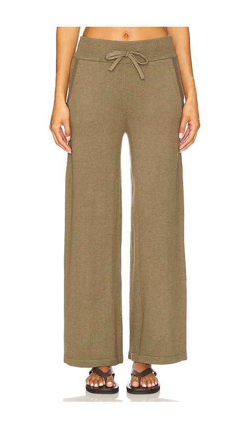 Recycled Sweater Pant in Olive. - size XS (also in L, M, S, XL)