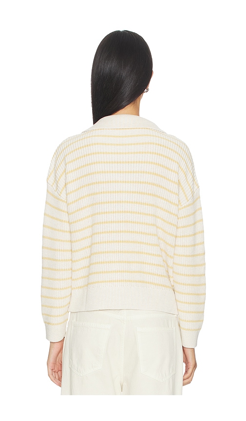  Eberjey Poloshirt Fine Gauge In White,yellow. Größe Xs. Also In S, M, L, Xl. 