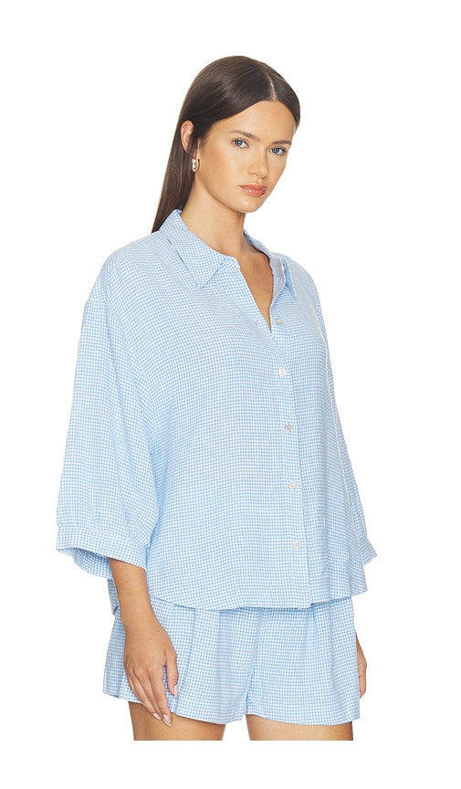 eberjey Linen Blend Relaxed Sleeve Top | Thumbnail 2