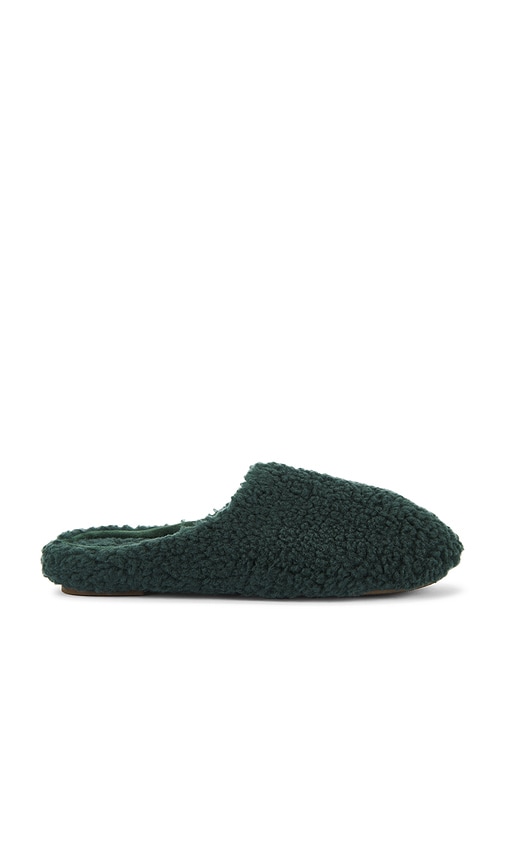 Eberjey Sherpa Slipper In Green
