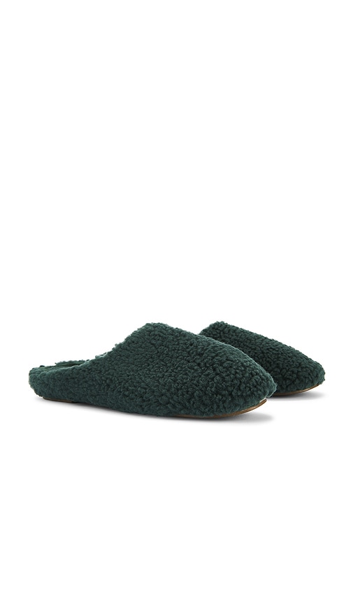 Eberjey Sherpa Slipper In Green
