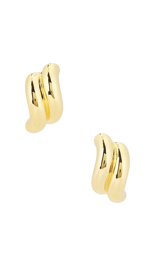 Eddie Borgo Ohrstecker Rope In Metallic Gold. 