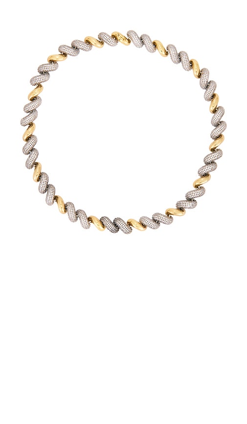 Eddie Borgo PavÃ© Two Tone Torsade Necklace