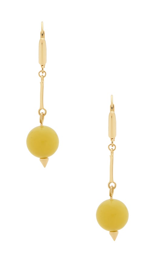  Eddie Borgo Beaded Sphere Teardrop Earrings In Green. 