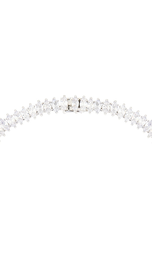  Eddie Borgo Halskette Marquise Riviera In Metallic Silver. 