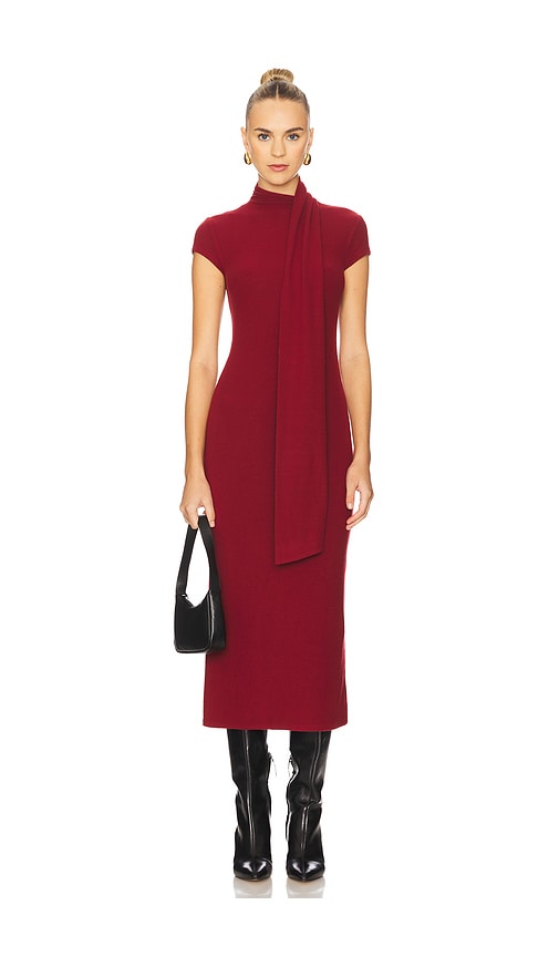 Elodie Lane Scarf Dress in Red. - size L (also in M, S, XL, XS) - Elodie the Label - Modalova