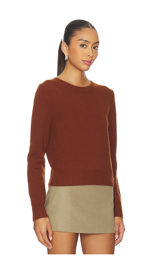 Elodie The Label Elodie Laon Crew Sweater In Brown