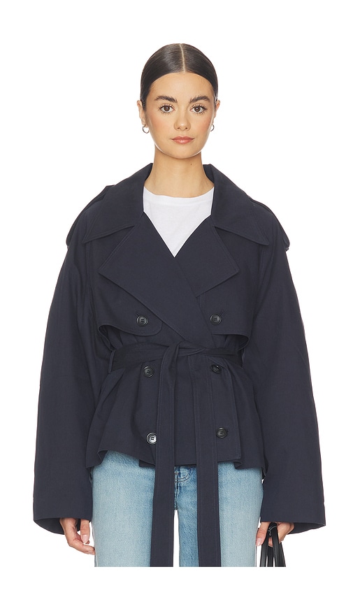 Elodie the Label Eleanor Cropped Trench Coat