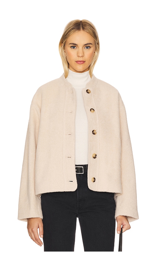 Elodie The Label Elodie Jules Half Coat In Gold