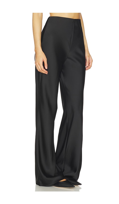 Elodie The Label Elodie Dayna Satin Pants In Black