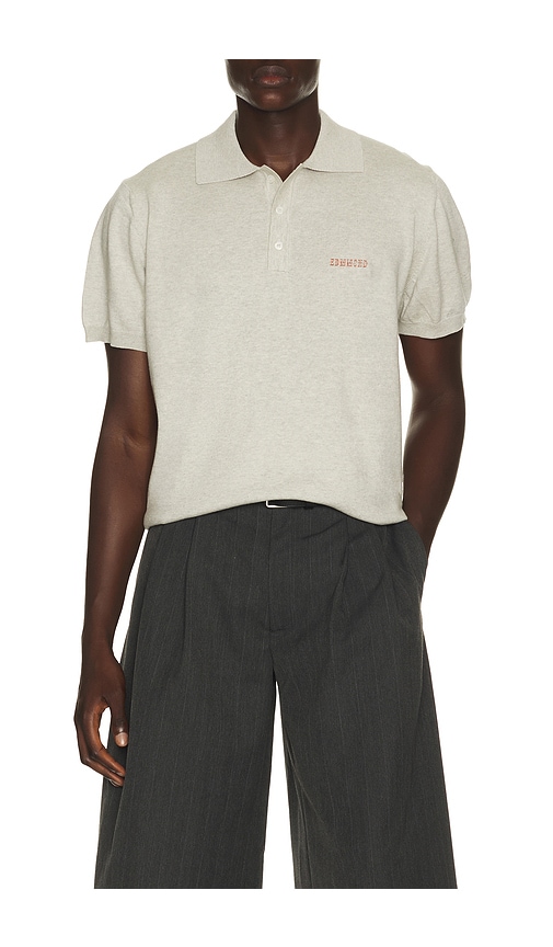  Edmmond Studios Brass Band Polo In Grey. Size S. Also In M, L, Xl/1x. 