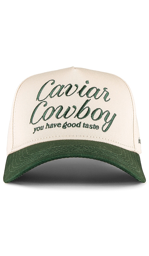 Shop Eleven Eleven Caviar Cowboy Cap In Green