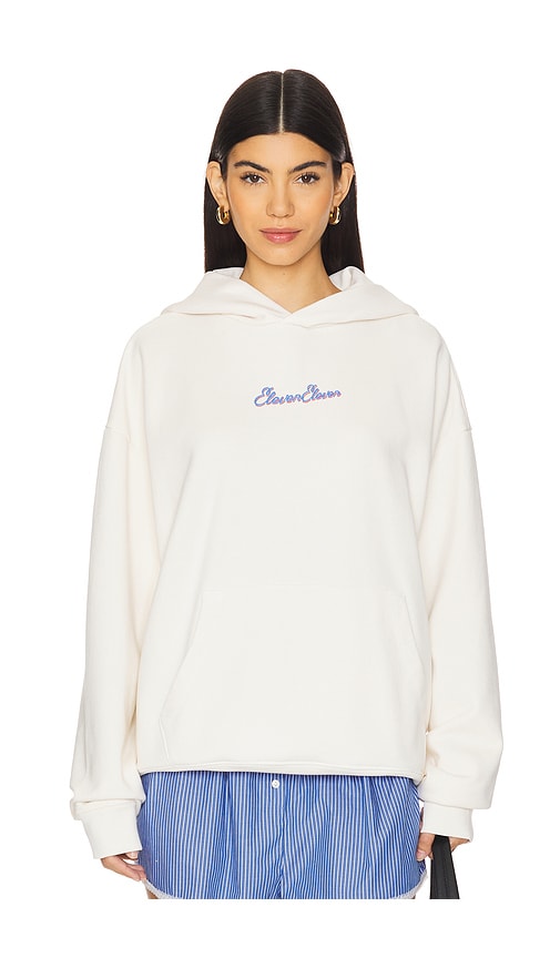 Shop Eleven Eleven Beach Club Sweatshirt In Ivory