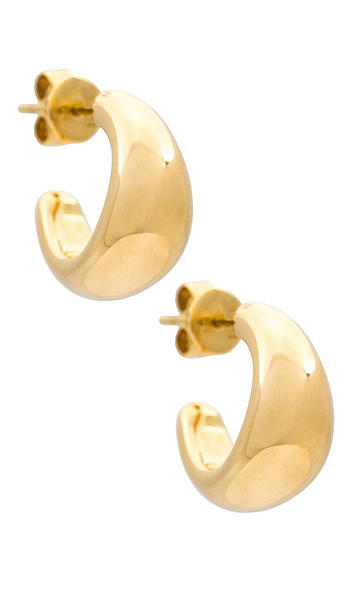 Ef Collection Jumbo Dome Hoop Earrings In 14k Yellow Gold