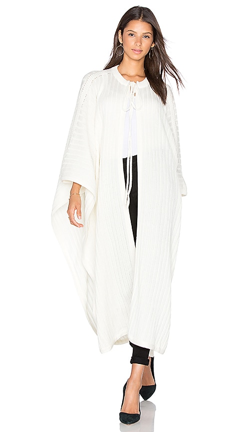 EGREY Helo Poncho in Off White