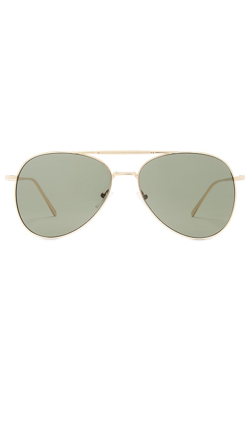 Shop Aire Alpha Sunglasses In Bright Gold