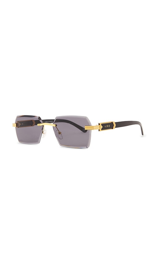 Shop Aire Nebula Sunglasses In Bright Gold & Black