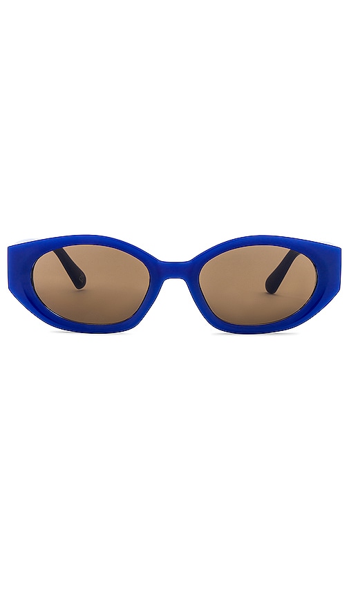 AIRE in Cornflower & Brown Mono in Blue.