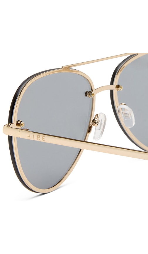  Aire Sonnenbrille Mirzam In Metallic Gold. 