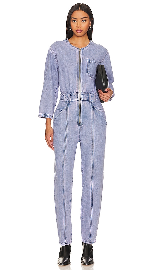 ETICA Fatima Vintage Jumpsuit in Cyclone Violet | REVOLVE